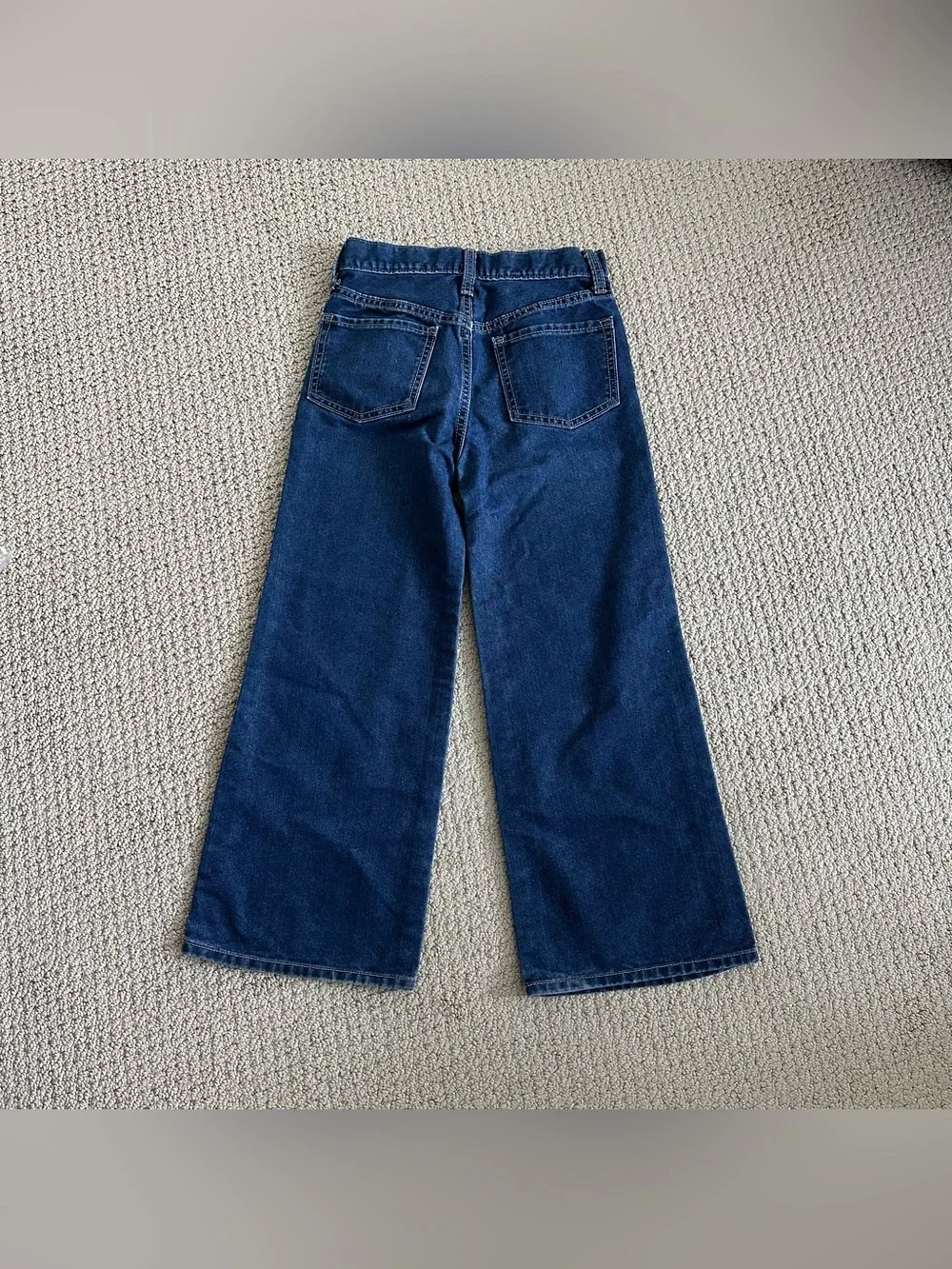 Old Navy & Hello Franki bundle Wide Leg Jeans Pair in Sage Green and Dark Indigo